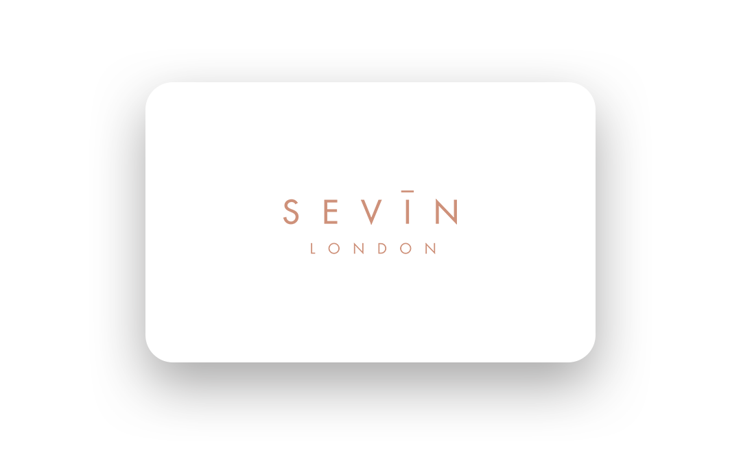 Sevin London e-gift card on a white background. perfect gift for someone who loves him fragrance