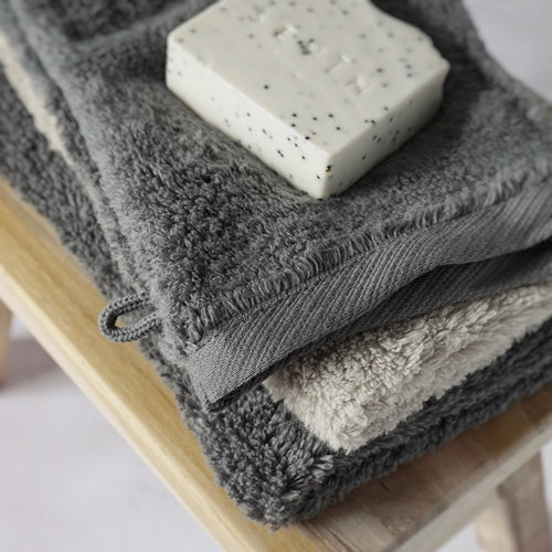 SEVIN London Charcoal Bath Mitts
