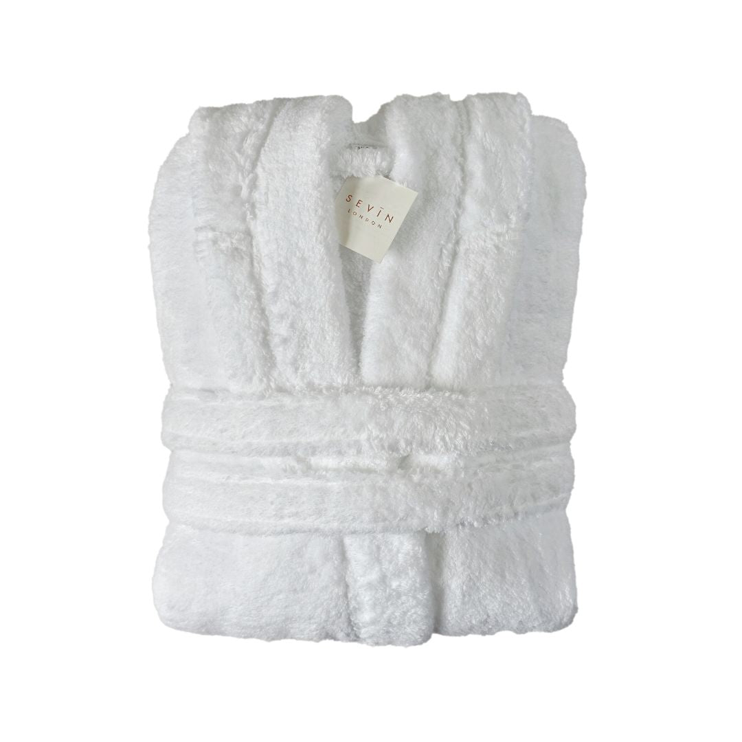 SEVIN London White Bath Robe