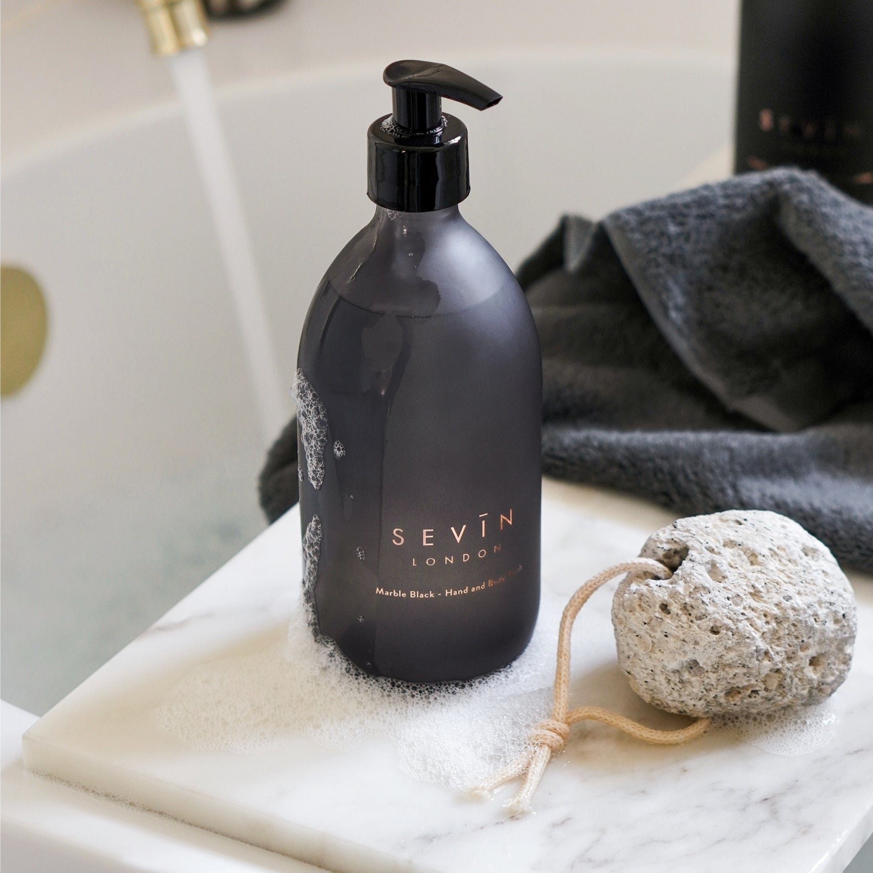 Marble Black - Black Bottle Wash 500ml