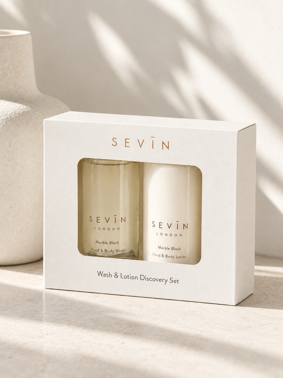 Marble Black Wash & Lotion Discovery Set
