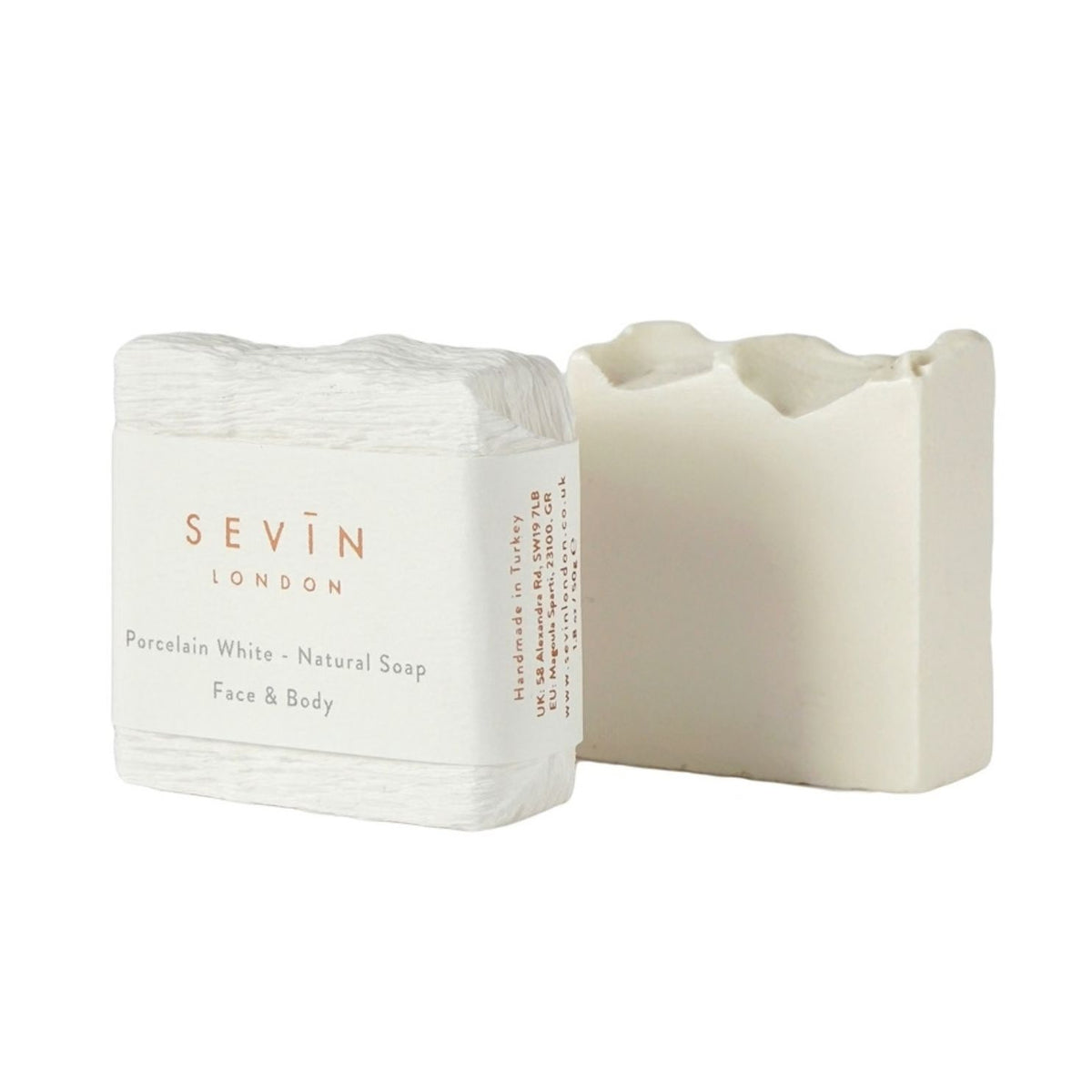 Porcelain White Natural Soap Bar