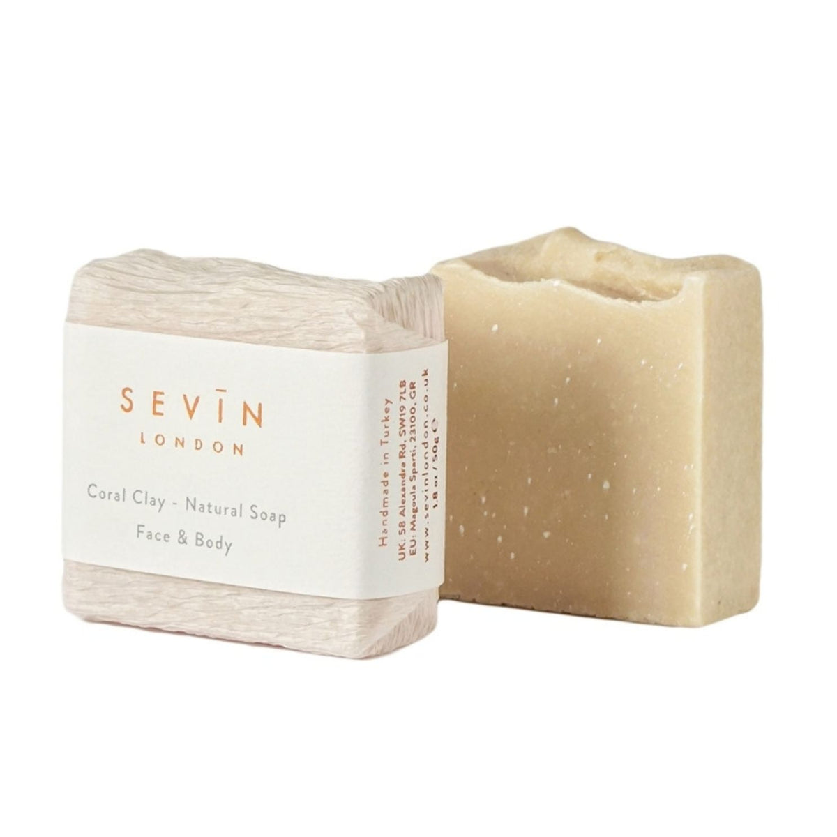 Coral Clay Natural Soap Bar