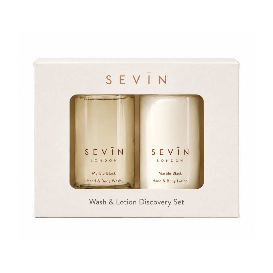 Marble Black Wash & Lotion Discovery Set