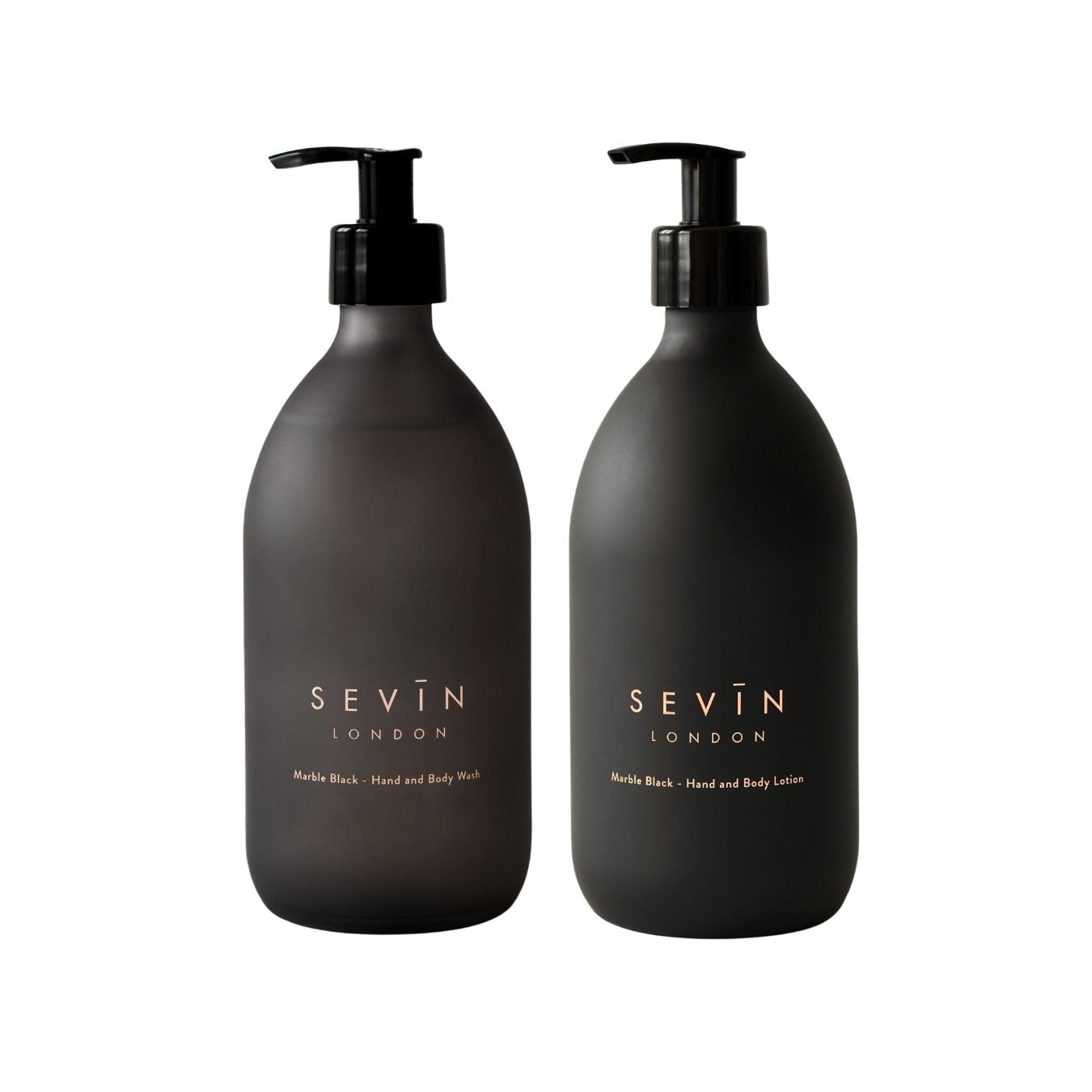 Marble Black: Black Edition - 500ml Match & Save: Wash & Lotion Bundle